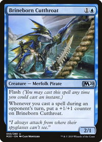 Brineborn Cutthroat - Core Set 2020 (M20) #50 - Uncommon Magic: The Gathering Trading Card