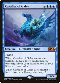 Cavalier of Gales - Core Set 2020 (M20) #52 - Mythic Magic: The Gathering Trading Card