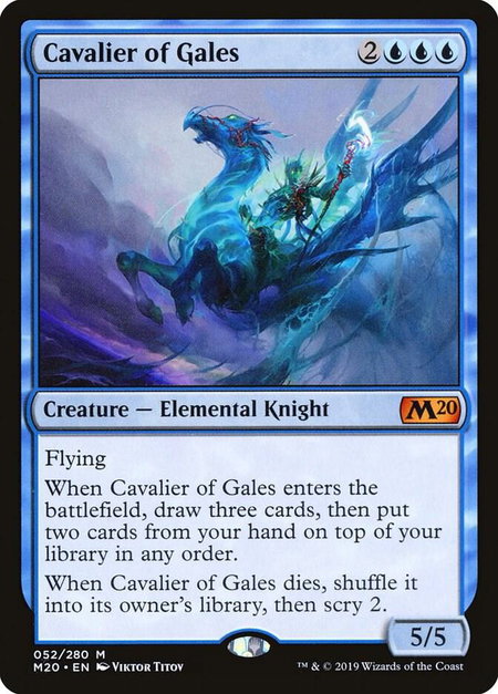 Cavalier of Gales - Core Set 2020 Magic: The Gathering trading card