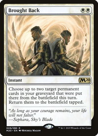 Brought Back - Core Set 2020 (M20) #9 - Rare Magic: The Gathering Trading Card