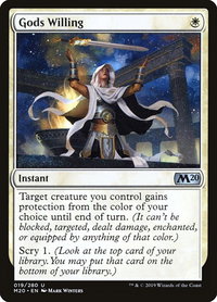 Gods Willing - Core Set 2020 (M20) #19 - Uncommon Magic: The Gathering Trading Card