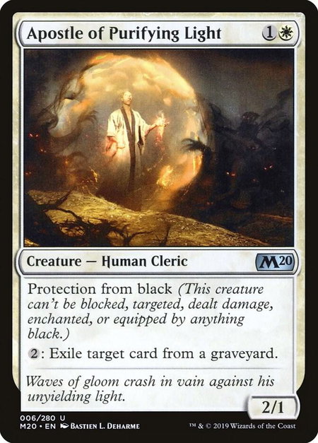 Apostle of Purifying Light - Core Set 2020 Magic: The Gathering trading card