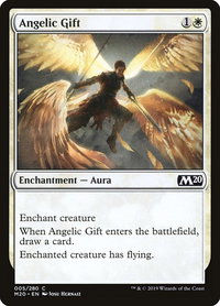 Angelic Gift - Core Set 2020 (M20) #5 - Common Magic: The Gathering Trading Card