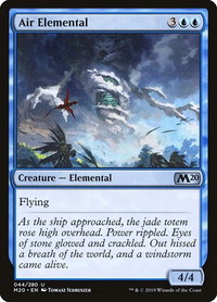 Air Elemental - Core Set 2020 (M20) #44 - Uncommon Magic: The Gathering Trading Card
