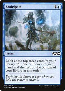Anticipate - Core Set 2020 (M20) #45 - Common Magic: The Gathering Trading Card