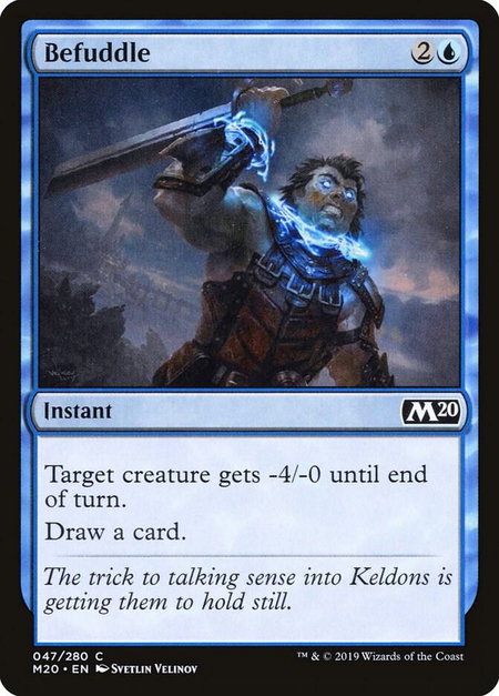 Befuddle - Core Set 2020 Magic: The Gathering trading card