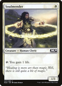 Soulmender - Core Set 2020 (M20) #37 - Common Magic: The Gathering Trading Card
