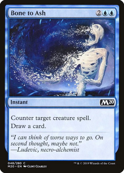 Bone to Ash - Core Set 2020 Magic: The Gathering trading card
