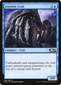 Fortress Crab - Core Set 2020 (M20) #60 - Common Magic: The Gathering Trading Card