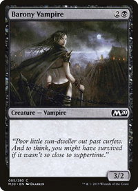 Barony Vampire - Core Set 2020 (M20) #85 - Common Magic: The Gathering Trading Card