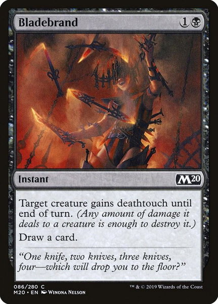 Bladebrand - Core Set 2020 Magic: The Gathering trading card