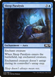 Sleep Paralysis - Core Set 2020 (M20) #75 - Common Magic: The Gathering Trading Card