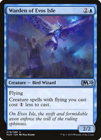 Warden of Evos Isle - Core Set 2020 (M20) #79 - Uncommon Magic: The Gathering Trading Card