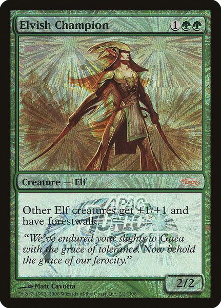 Elvish Champion (Junior APAC Series) - Junior Series Promos Magic: The Gathering trading card
