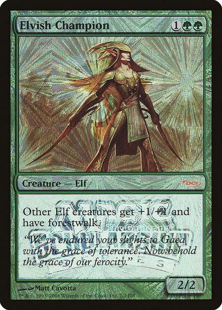 Elvish Champion (Scholarship Series) - Junior Series Promos Magic: The Gathering trading card