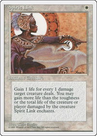 Spirit Link - Fourth Edition (4ED) #51 - Uncommon Magic: The Gathering Trading Card