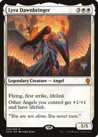 Lyra Dawnbringer - Promo Pack: Core Set 2020 (PPM20) #26p - Mythic Magic: The Gathering Trading Card