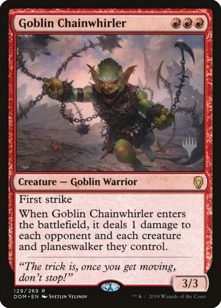 Goblin Chainwhirler - Promo Pack: Core Set 2020 Magic: The Gathering trading card