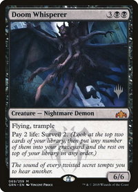 Doom Whisperer - Promo Pack: Core Set 2020 (PPM20) #69p - Mythic Magic: The Gathering Trading Card