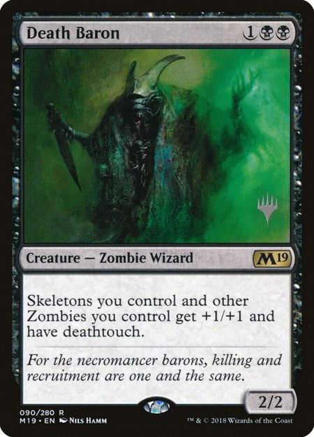 Death Baron - Promo Pack: Core Set 2020 Magic: The Gathering trading card