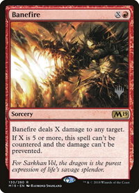 Banefire - Promo Pack: Core Set 2020 (PPM20) #130p - Rare Magic: The Gathering Trading Card