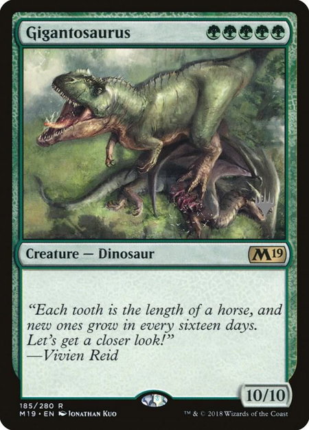 Gigantosaurus - Promo Pack: Core Set 2020 Magic: The Gathering trading card