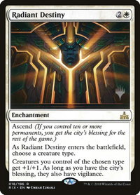 Radiant Destiny - Promo Pack: Core Set 2020 (PPM20) #18p - Rare Magic: The Gathering Trading Card