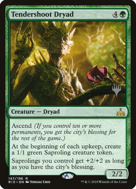 Tendershoot Dryad - Promo Pack: Core Set 2020 Magic: The Gathering trading card