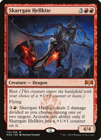 Skarrgan Hellkite - Promo Pack: Core Set 2020 (PPM20) #114p - Mythic Magic: The Gathering Trading Card