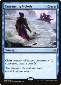 Entrancing Melody - Promo Pack: Core Set 2020 (PPM20) #55p - Rare Magic: The Gathering Trading Card