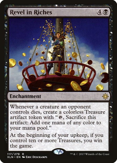 Revel in Riches trading card from Promo Pack: Core Set 2020 Revel in Riches - Promo Pack: Core Set 2020 Magic: The Gathering trading card
