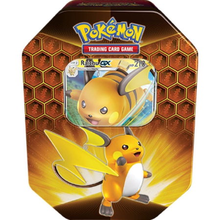 Hidden Fates Tin [Raichu GX] - Hidden Fates Pokémon trading card