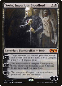 Sorin, Imperious Bloodlord - Promo Pack: Core Set 2020 (PPM20) #115p - Mythic Magic: The Gathering Trading Card