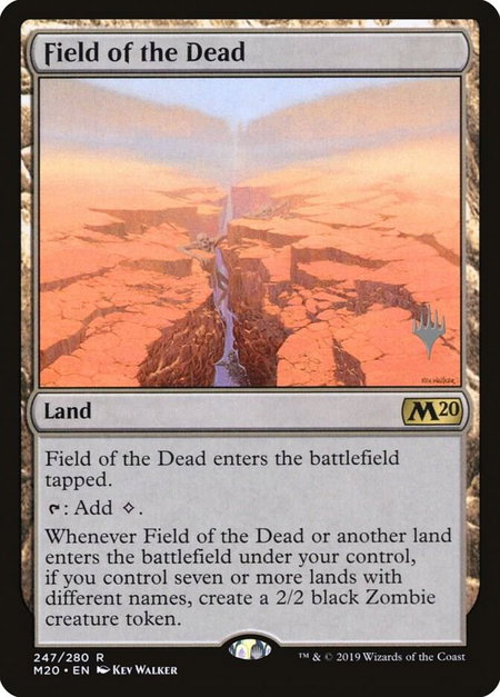 Field of the Dead - Promo Pack: Core Set 2020 Magic: The Gathering trading card
