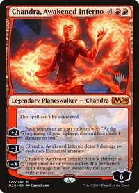 Chandra, Awakened Inferno - Promo Pack: Core Set 2020 (PPM20) #127p - Mythic Magic: The Gathering Trading Card