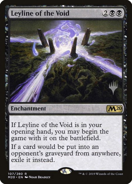 Leyline of the Void - Promo Pack: Core Set 2020 Magic: The Gathering trading card