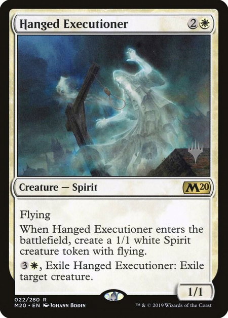 Hanged Executioner trading card from Promo Pack: Core Set 2020 Hanged Executioner - Promo Pack: Core Set 2020 Magic: The Gathering trading card