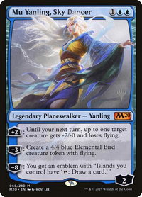 Mu Yanling, Sky Dancer - Promo Pack: Core Set 2020 (PPM20) #68p - Mythic Magic: The Gathering Trading Card