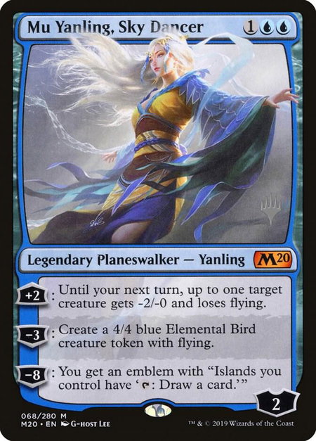 Mu Yanling, Sky Dancer - Promo Pack: Core Set 2020 Magic: The Gathering trading card