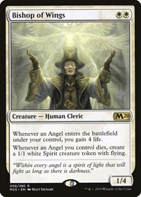 Bishop of Wings - Promo Pack: Core Set 2020 (PPM20) #8p - Rare Magic: The Gathering Trading Card