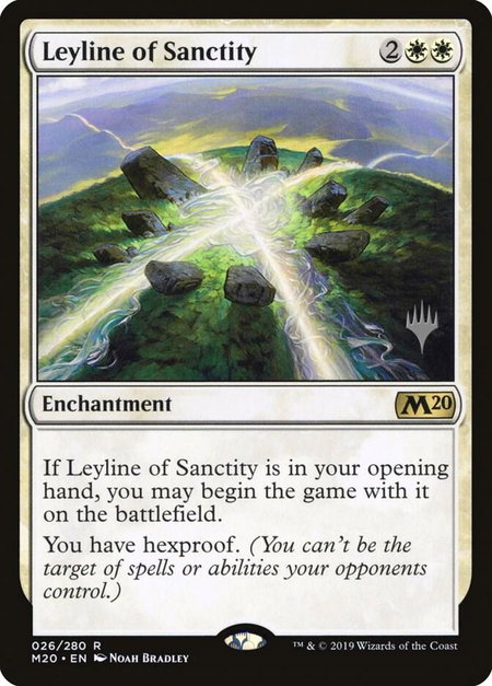 Leyline of Sanctity - Promo Pack: Core Set 2020 Magic: The Gathering trading card