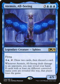 Atemsis, All-Seeing - Promo Pack: Core Set 2020 (PPM20) #46p - Rare Magic: The Gathering Trading Card