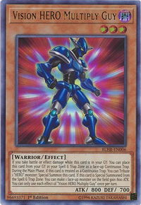 Vision HERO Multiply Guy - Battles of Legend: Hero's Revenge (BLHR) #BLHR-EN006 - Ultra Rare YuGiOh Trading Card