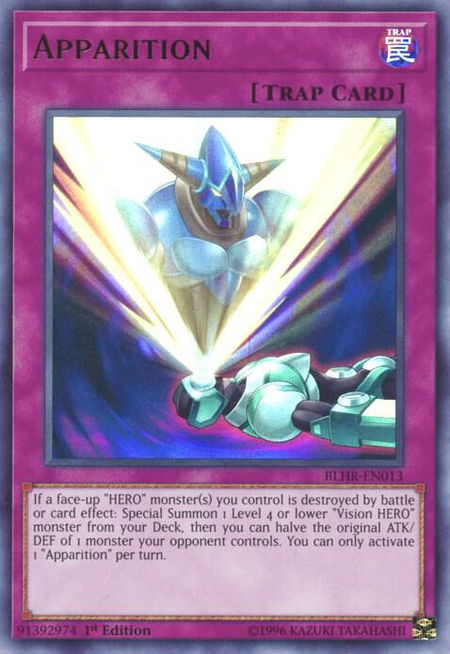 Apparition - Battles of Legend: Hero's Revenge YuGiOh trading card