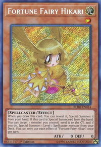 Fortune Fairy Hikari - Battles of Legend: Hero's Revenge (BLHR) #BLHR-EN014 - Secret Rare YuGiOh Trading Card