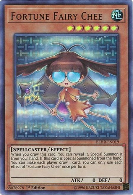 Fortune Fairy Chee - Battles of Legend: Hero's Revenge YuGiOh trading card