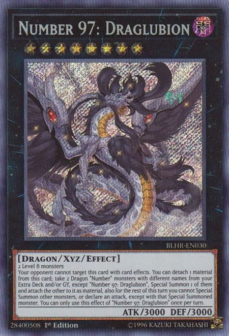 Number 97: Draglubion - Battles of Legend: Hero's Revenge YuGiOh trading card
