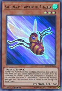 Battlewasp - Twinbow the Attacker - Battles of Legend: Hero's Revenge (BLHR) #BLHR-EN034 - Ultra Rare YuGiOh Trading Card
