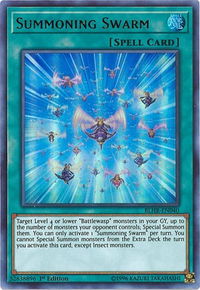 Summoning Swarm - Battles of Legend: Hero's Revenge (BLHR) #BLHR-EN040 - Ultra Rare YuGiOh Trading Card