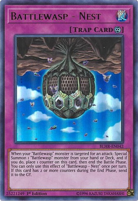 Battlewasp - Nest - Battles of Legend: Hero's Revenge YuGiOh trading card